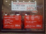 rechtes Schaufenster